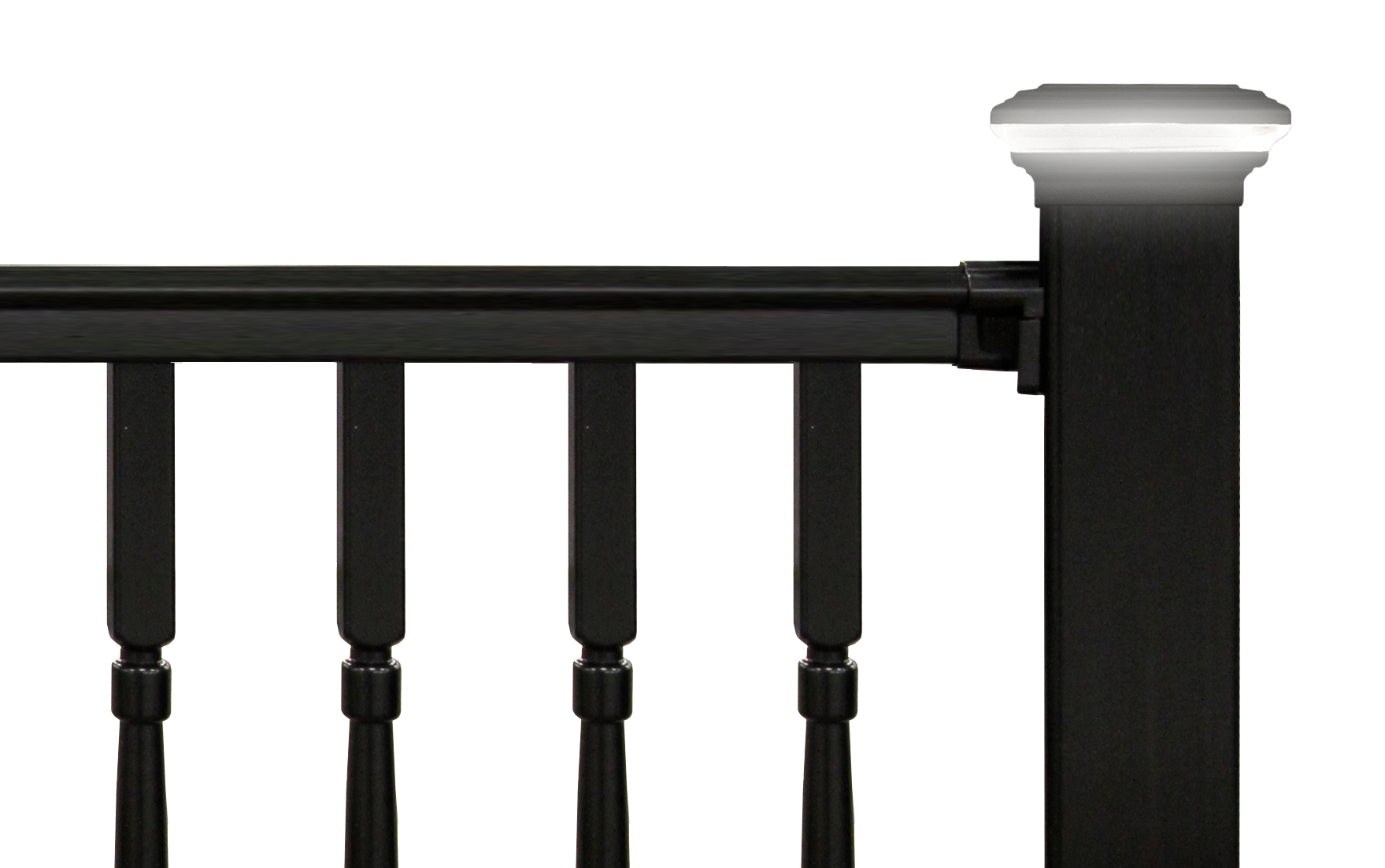 High Quality Decorative Post Cap Light on Deck Railing- Placid Point Lighting - Outdoor LED Lighting